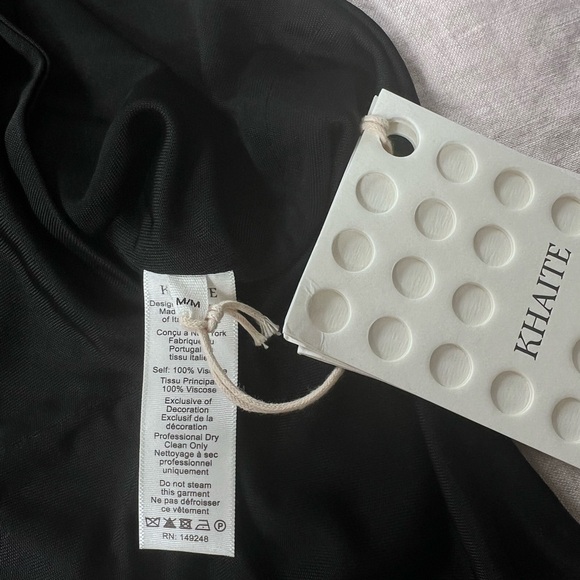 KHAITE The Janelle Bodysuit in Black jersey SZ M BNWT never worn - Picture 11 of 15